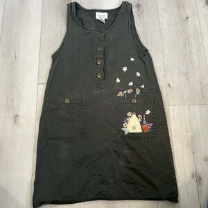 Christopher & Banks Denim Jumper Dress